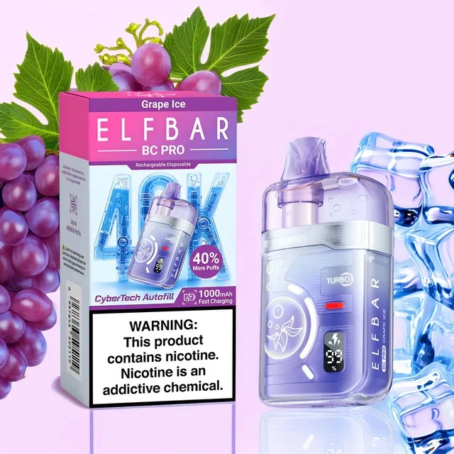 Elf Bar BC 40000 Pro Grape Ice 5